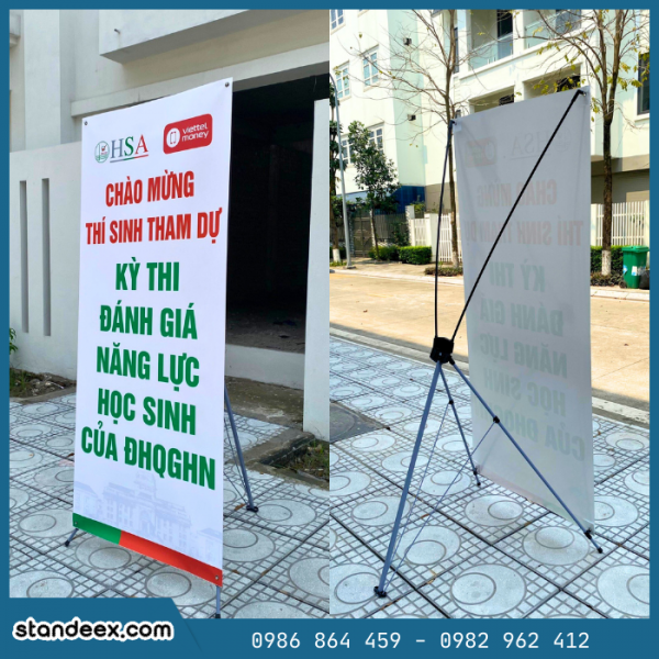 Standee X cường lực 0.8