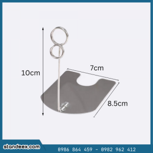 Kẹp inox số 8 bạc 10cm