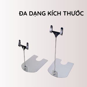 Kẹp inox chữ U bạc 15cm