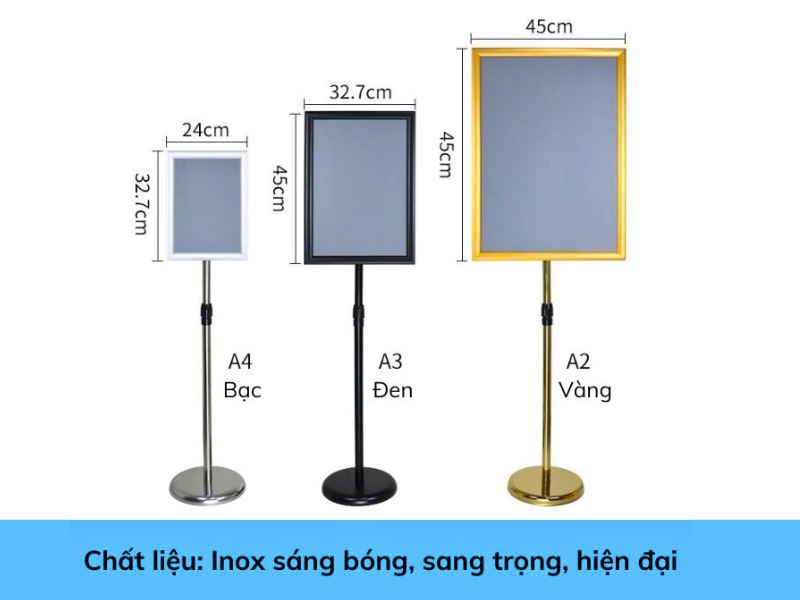 Liệu chân menu inox, bảng chỉ dẫn có thật sự "xịn" như lời đồn