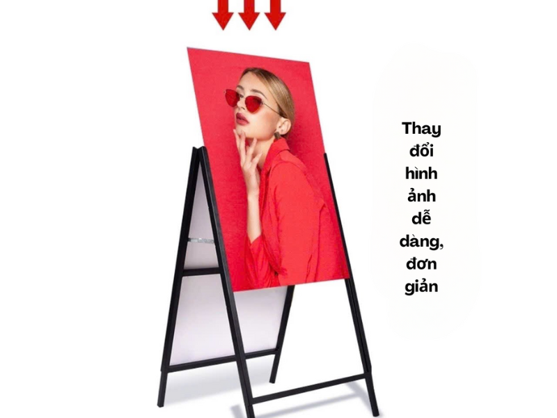 Standee chữ A 2 mặt - Quảng bá hiệu quả, trưng bày hiện đại