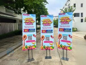 Kệ để tranh 2 mặt - Giải pháp trưng bày được AEON tin dùng