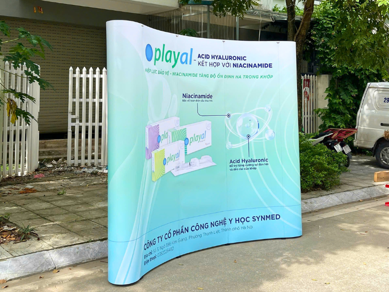 Backdrop 3x3 ô cong – Sự lựa chọn hoàn hảo cho quảng cáo di động