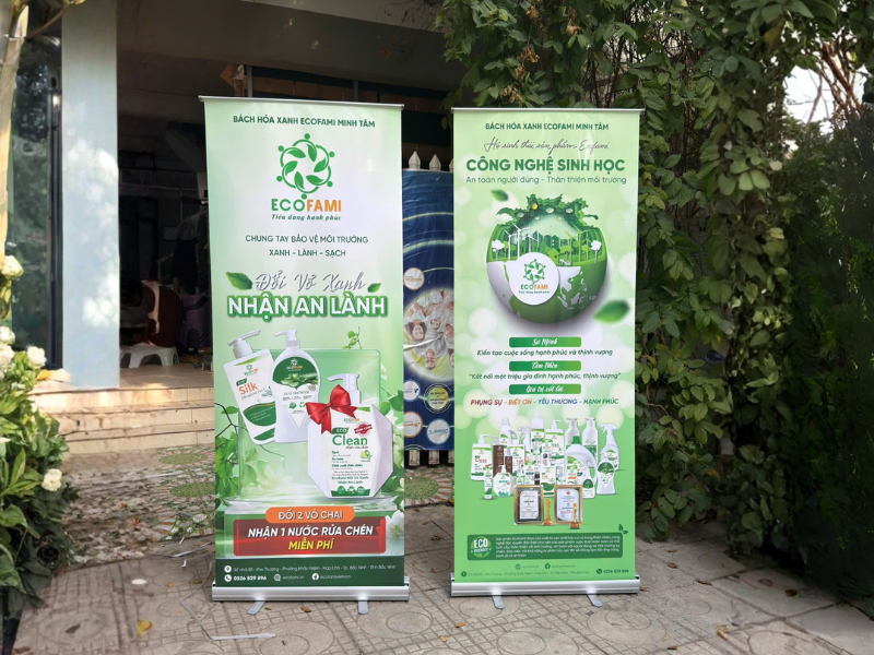 5 nguyên tắc thiết kế standee cuốn đẹp, thu hút khách hàng