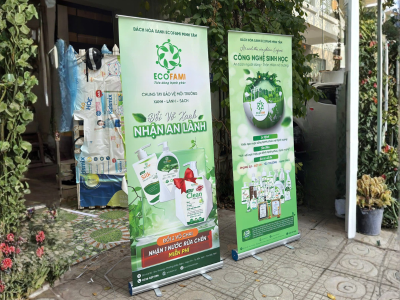 5 nguyên tắc thiết kế standee cuốn đẹp, thu hút khách hàng