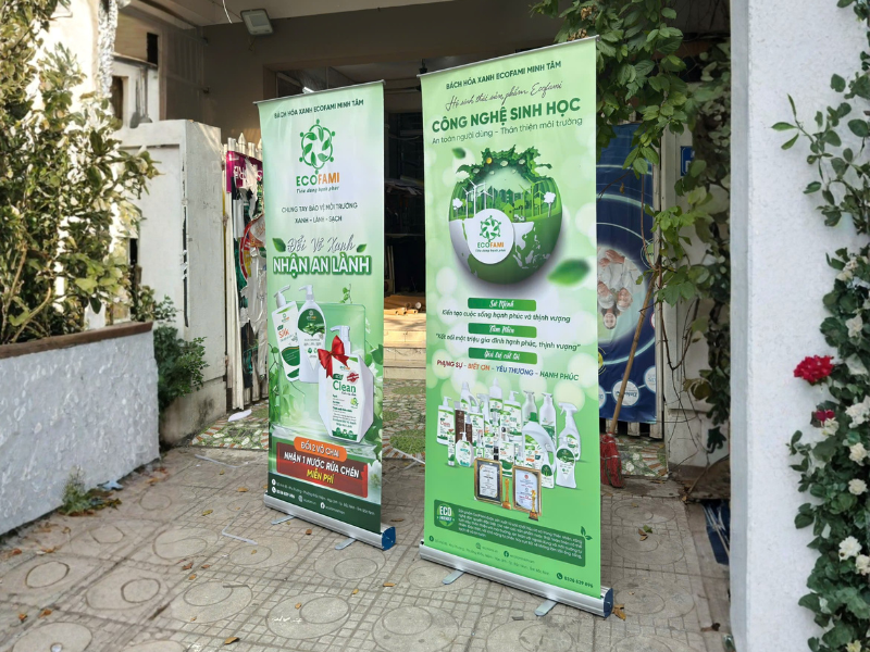 5 nguyên tắc thiết kế standee cuốn đẹp, thu hút khách hàng