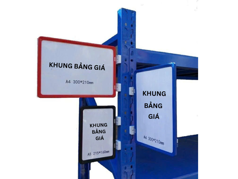 5 lý do nên dùng khung bảng giá nhà xưởng thay bảng dán