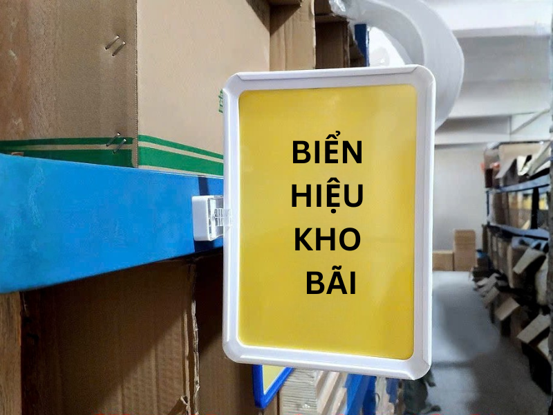 5 lý do nên dùng khung bảng giá nhà xưởng thay bảng dán