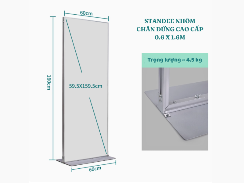 4 cách dùng standee chân đứng nhôm cao cấp trong sự kiện