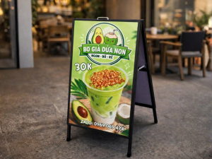 5 cách tiết kiệm chi phí quảng cáo với standee chữ A