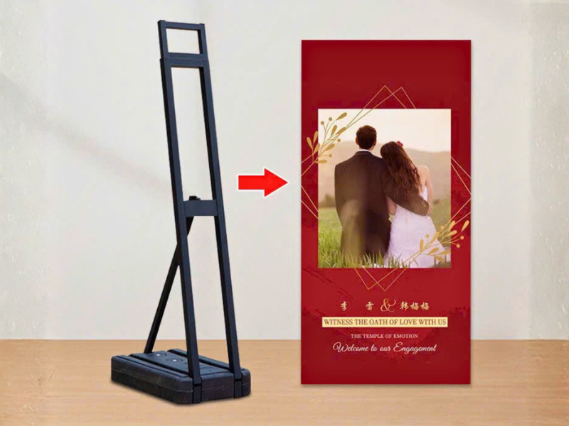 Standee mô hình đế nước: 5 lợi thế cho quảng cáo ngoài trời