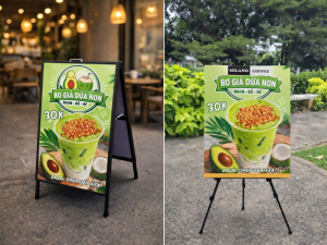 Standee chữ A 3 chân và 2 mặt: Nên chọn loại nào?